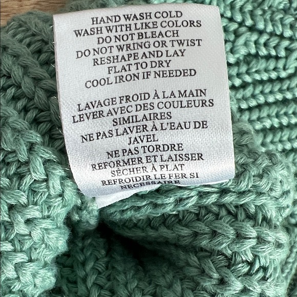 Z Supply Teal Knit Crop Top Size L - Picture 14 of 15